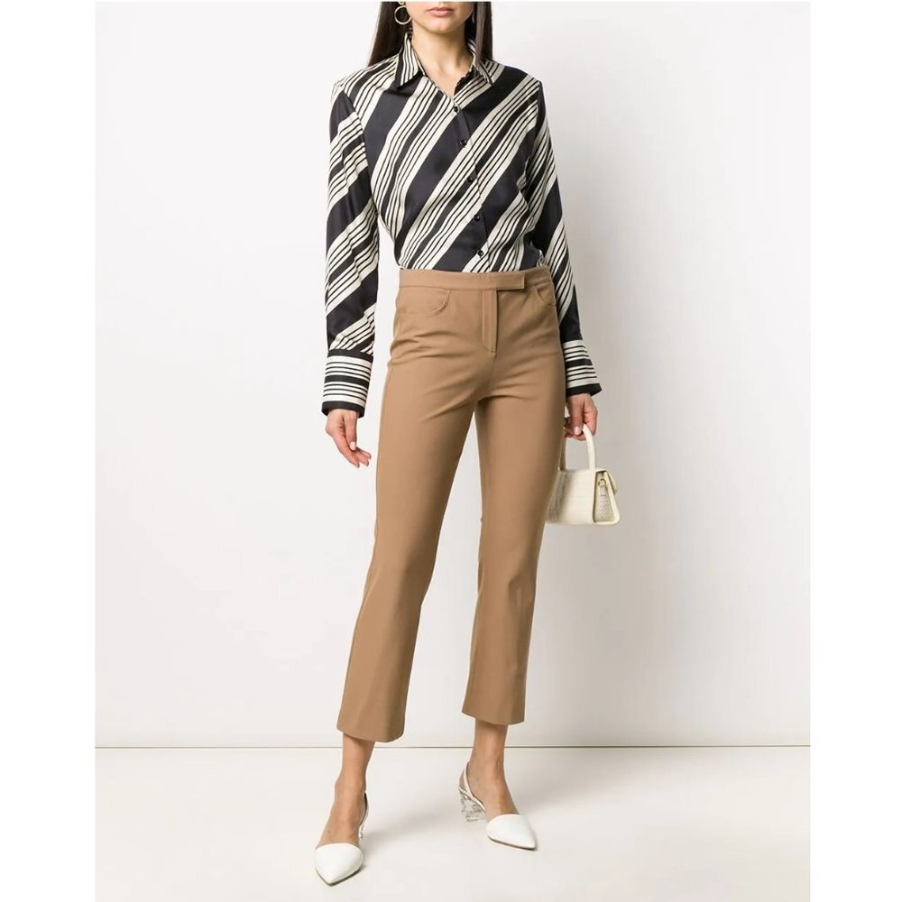 Theory Cropped Tailored Trousers - Picture 3 of 9
